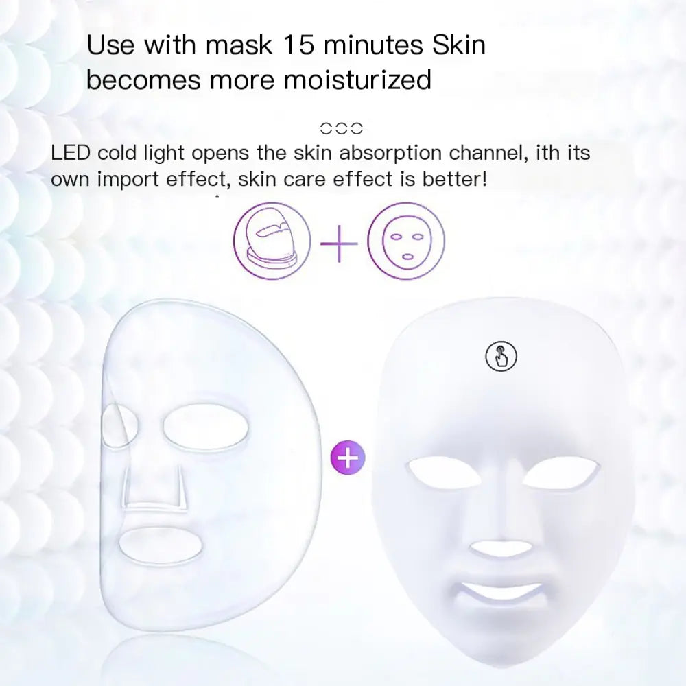 LED Photon Skin Rejuvenation Mask - Wireless Charging