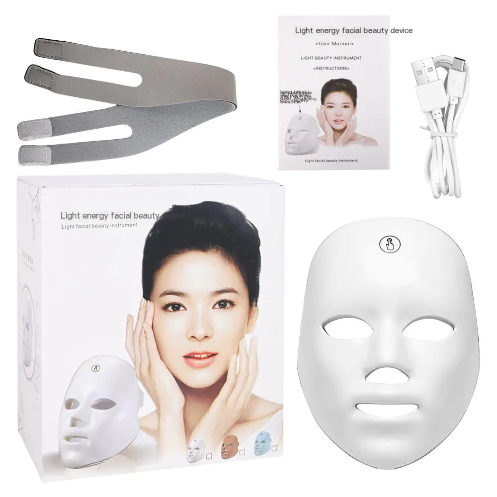 LED Photon Skin Rejuvenation Mask - Wireless Charging