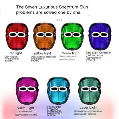 LED Photon Skin Rejuvenation Mask - Wireless Charging