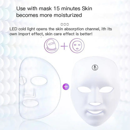 LED Photon Skin Rejuvenation Mask - Wireless Charging