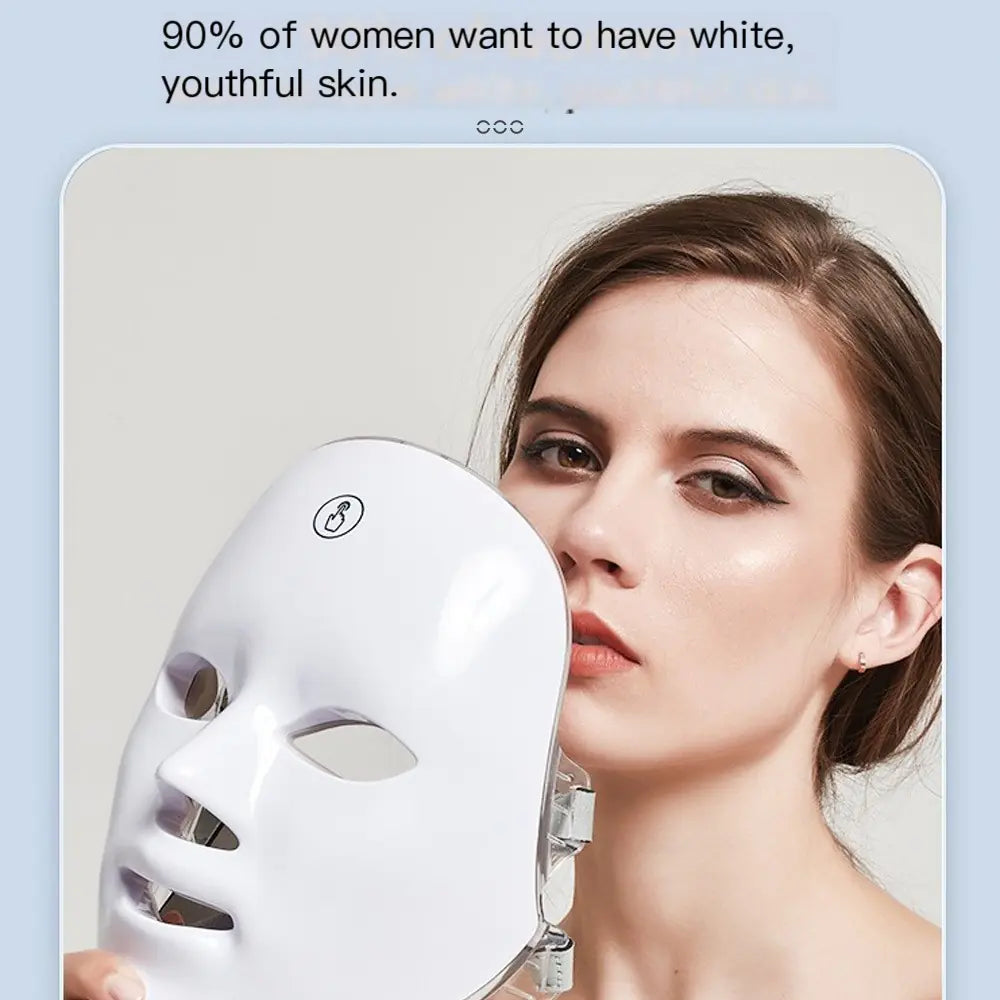 LED Photon Skin Rejuvenation Mask - Wireless Charging